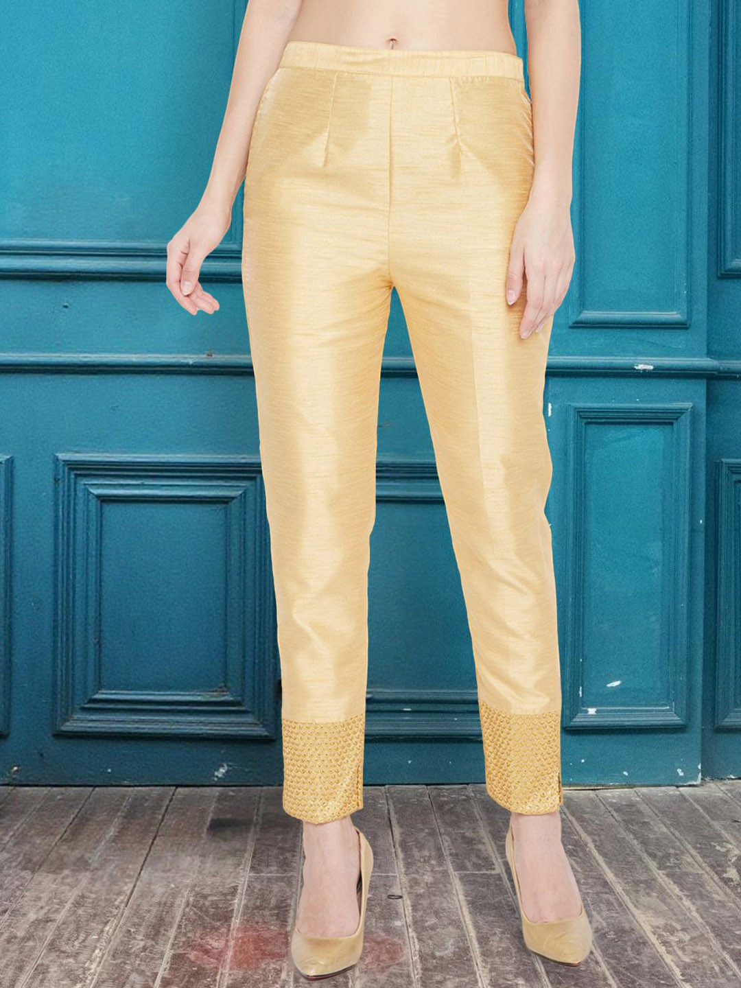 all about you Women Smart Easy Wash Cigarette Trousers