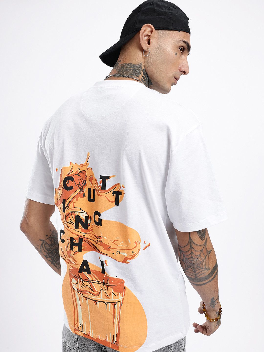 glitchez Urban Dope Printed Relaxed Fit T-shirt