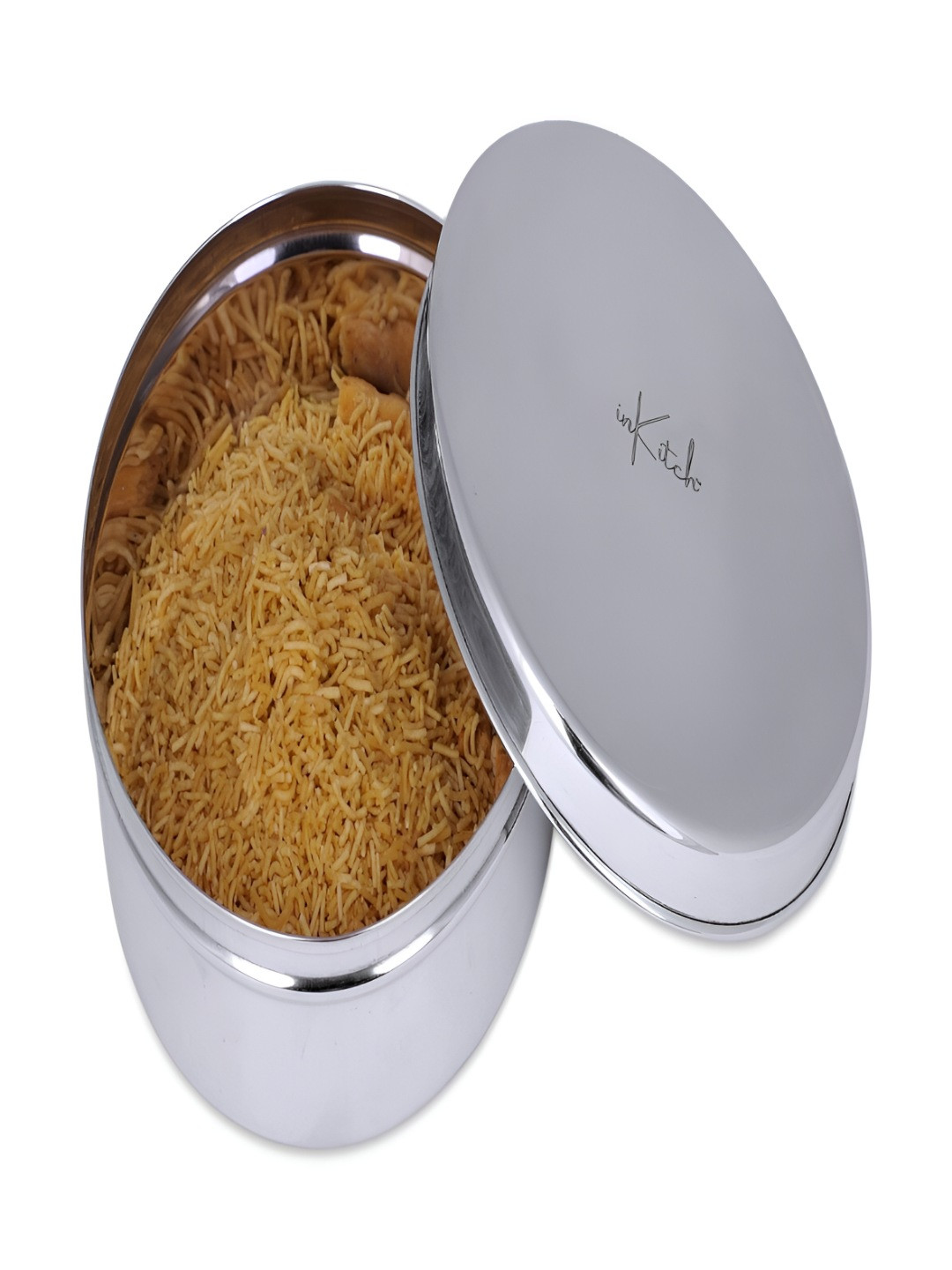 inkitch Steel Stainless Steel Dishwasher Safe Magnetic Fridge Container-1.2L