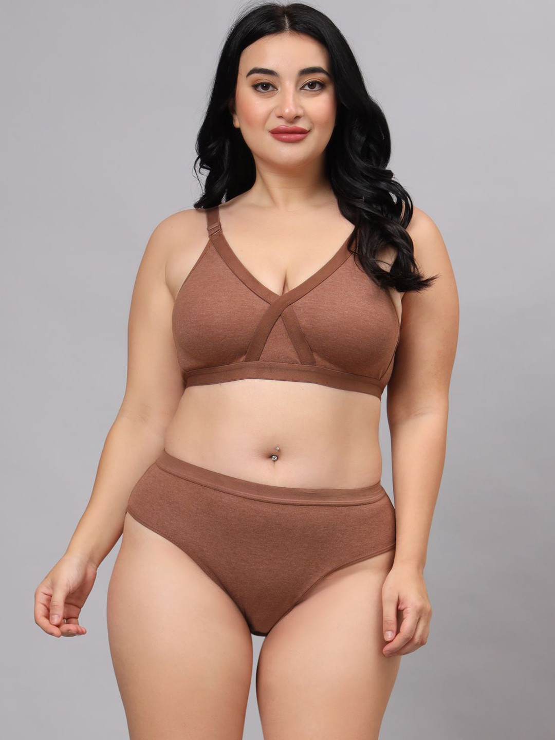 Designer Bugs Pack Of 3 Cotton Non Padded Lingerie Sets LS-ZAN-CH-30B