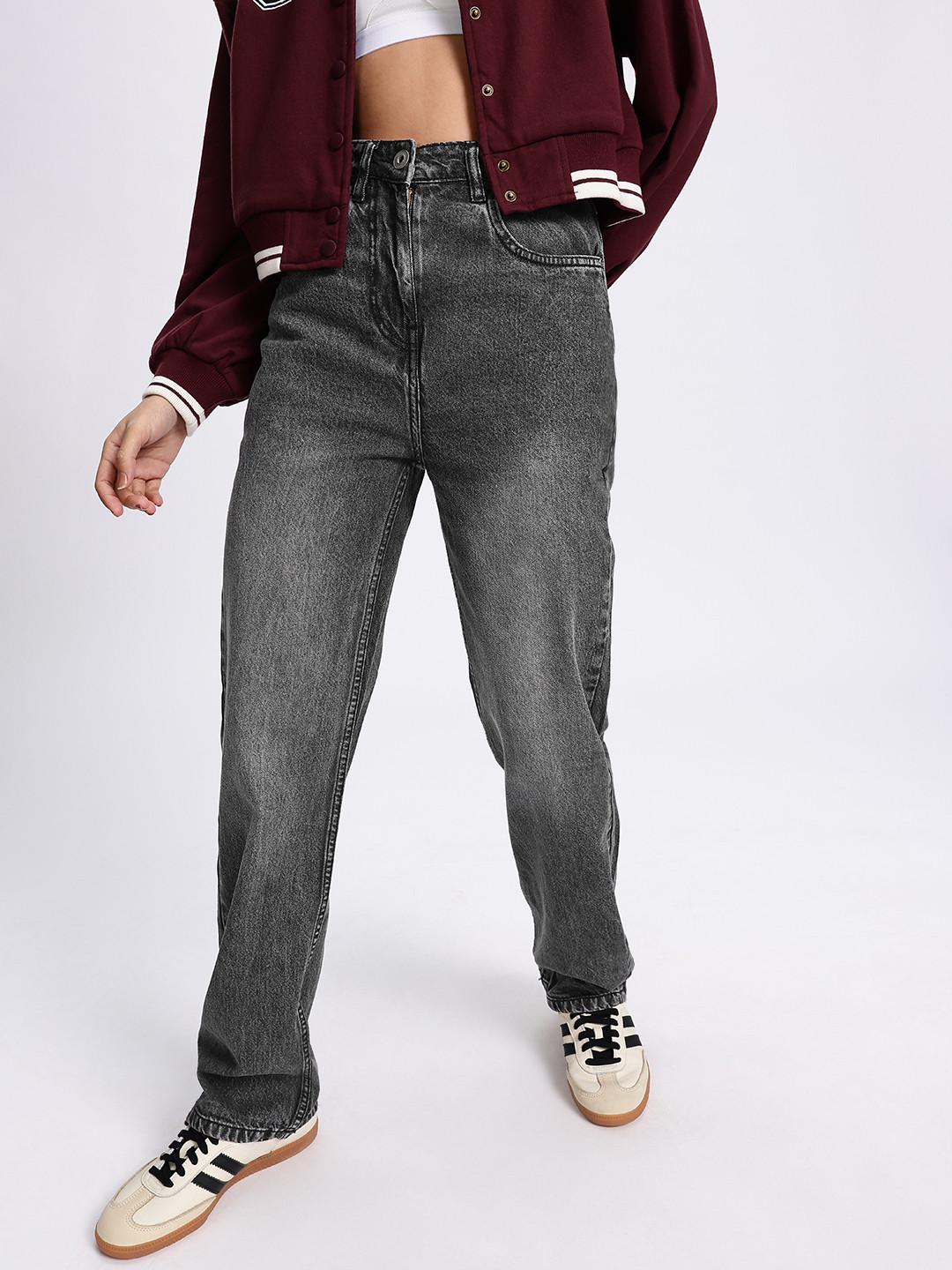 glitchez Women Straight-Up Regular Fit Jeans