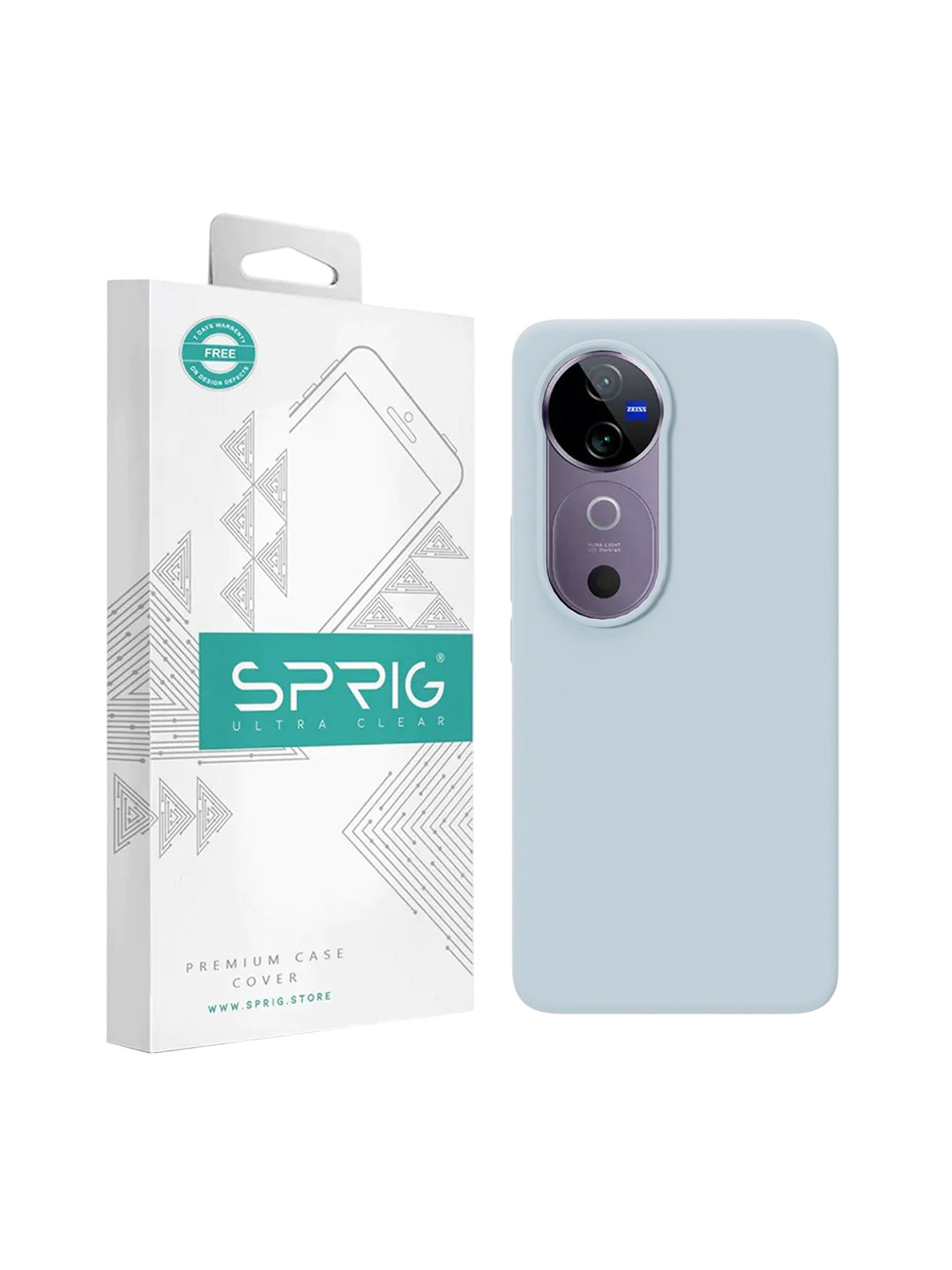 SPRIG Vivo V40 Liquid Silicone Back Cover