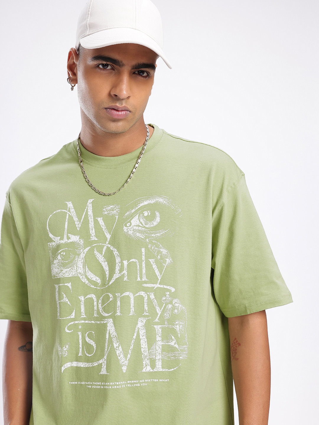 glitchez Urban Classic Graphic & Typography Printed Relaxed Fit T-shirt