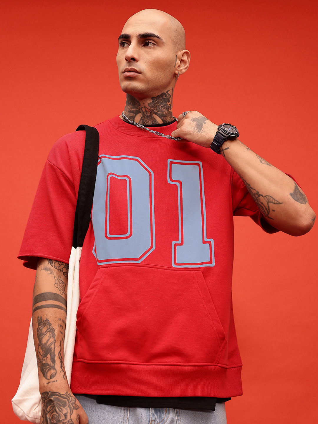 glitchez Cotton Terry Oversized Drop-Shoulder Short Sleeve Heavy GSM Tshirts