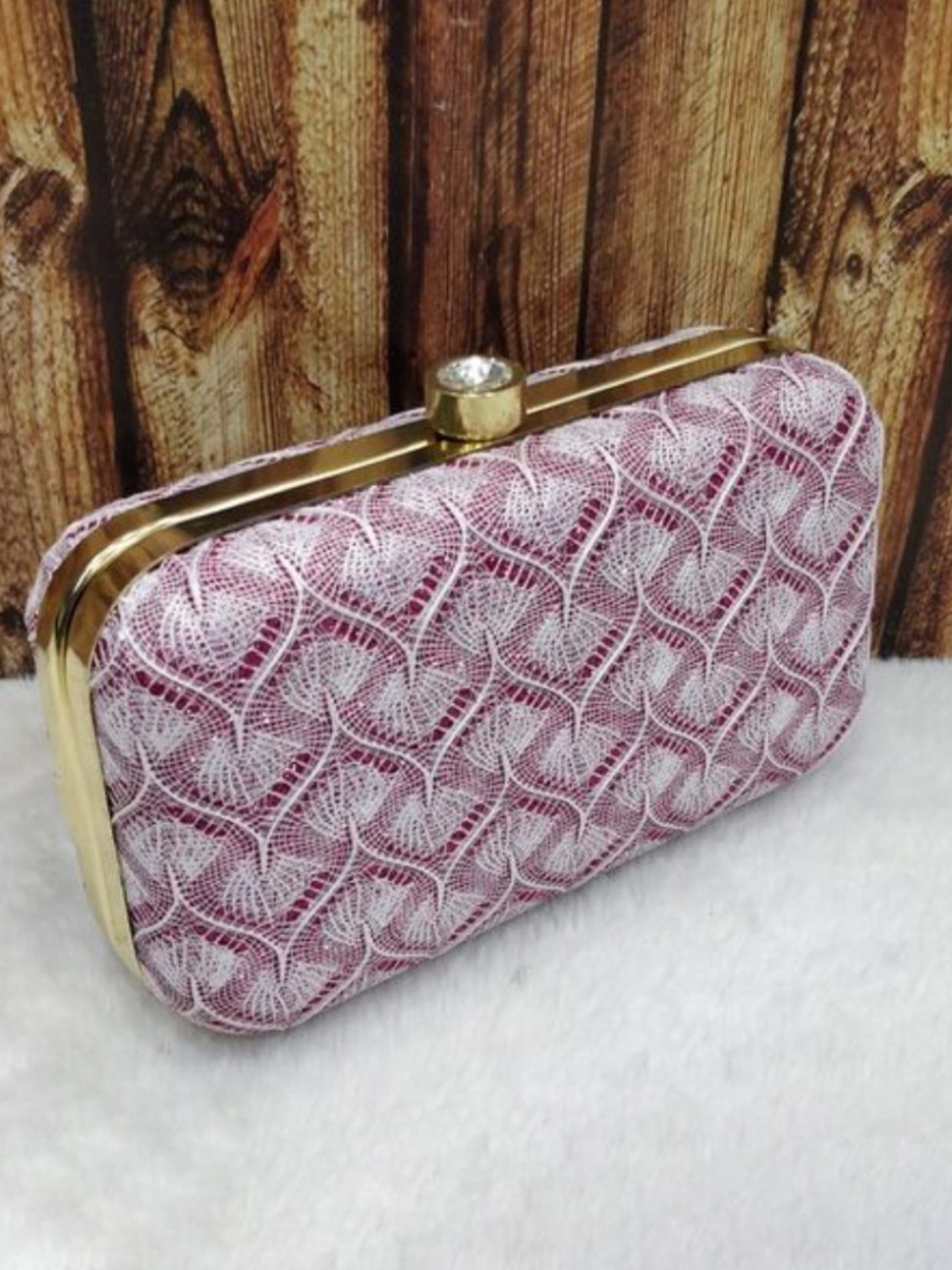 Rapid Costore Embellished Box Bridal Clutch