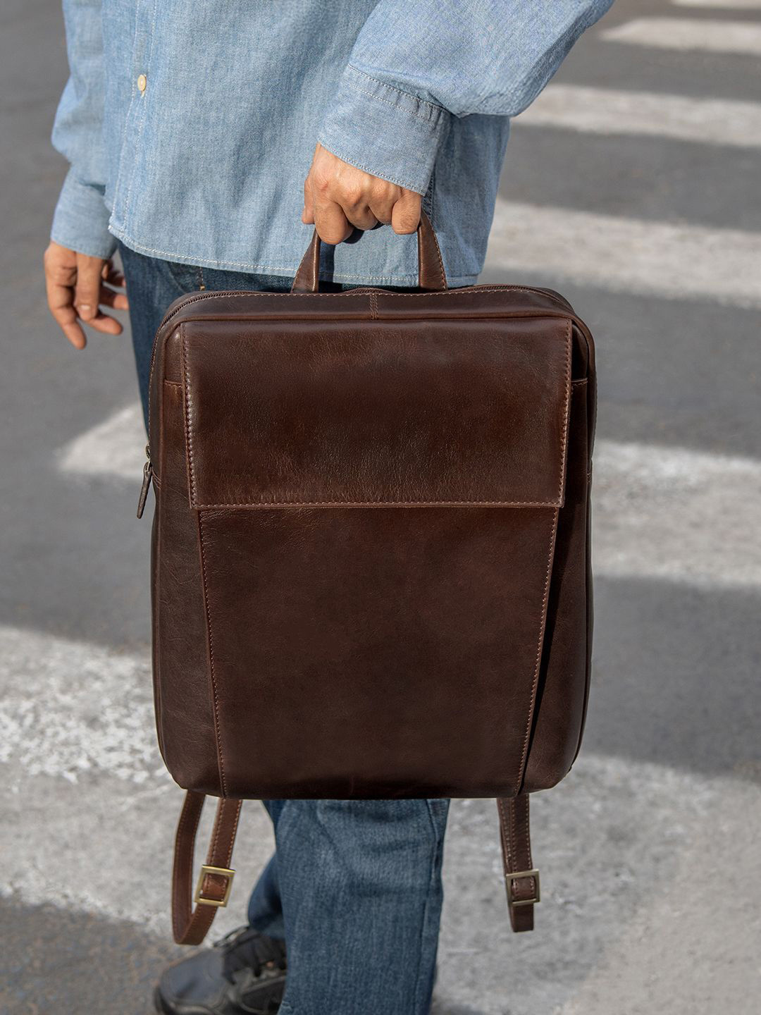 MAI SOLI Copenhagen Vintage Brown Backpack
