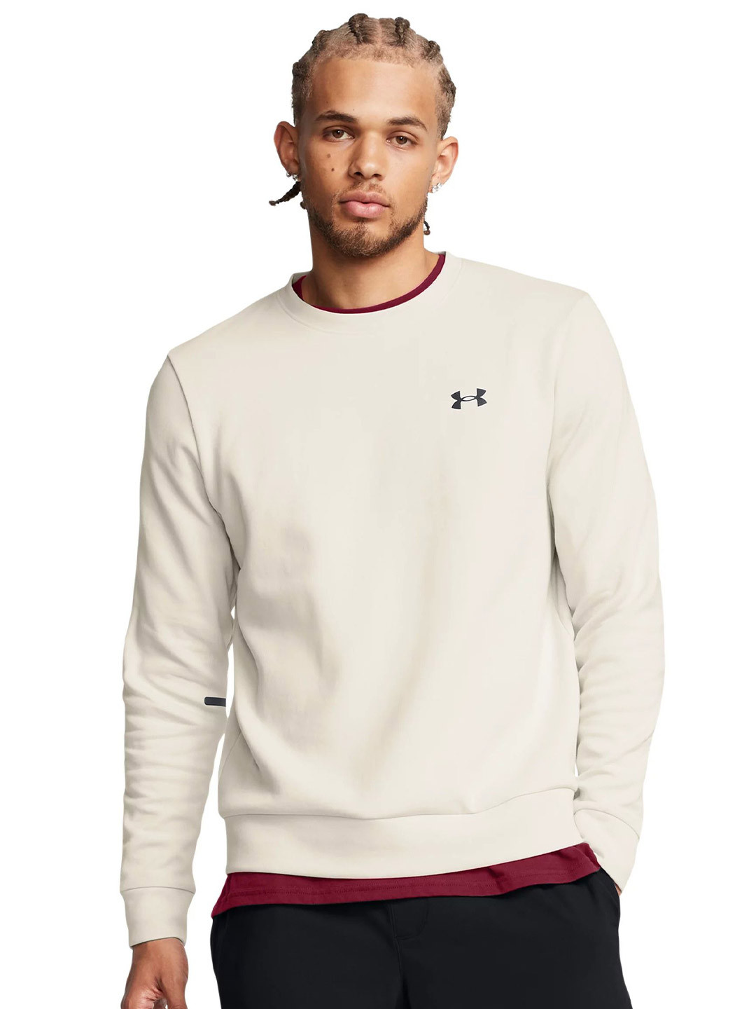 UNDER ARMOUR Men Round Neck Sports Pullover Sweatshirts