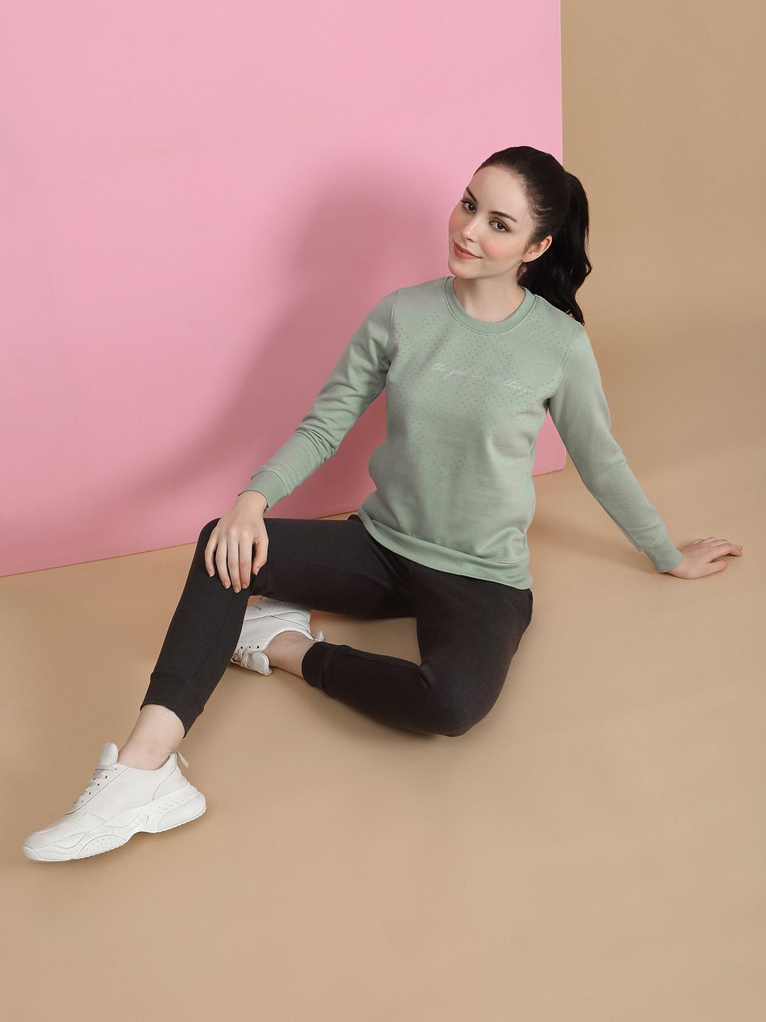 Sweet Dreams Women Geometric Printed Pullover