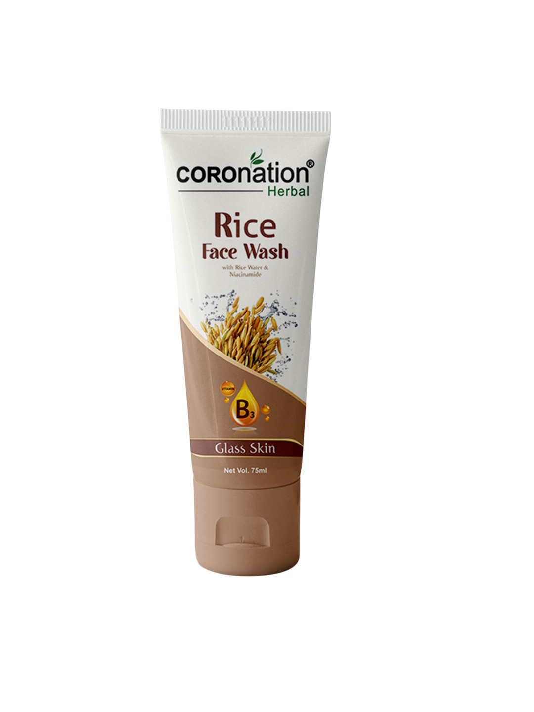 COROnation Herbal Rice Water Face Wash - 75 ml