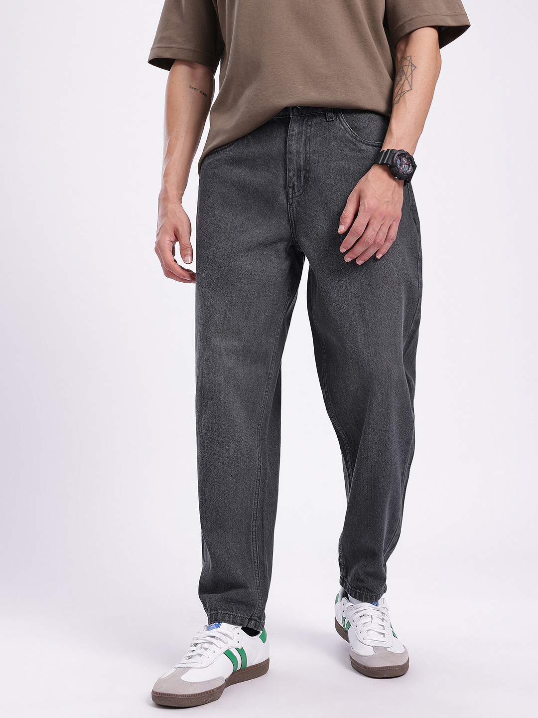 glitchez Men Carrot Fit Jeans