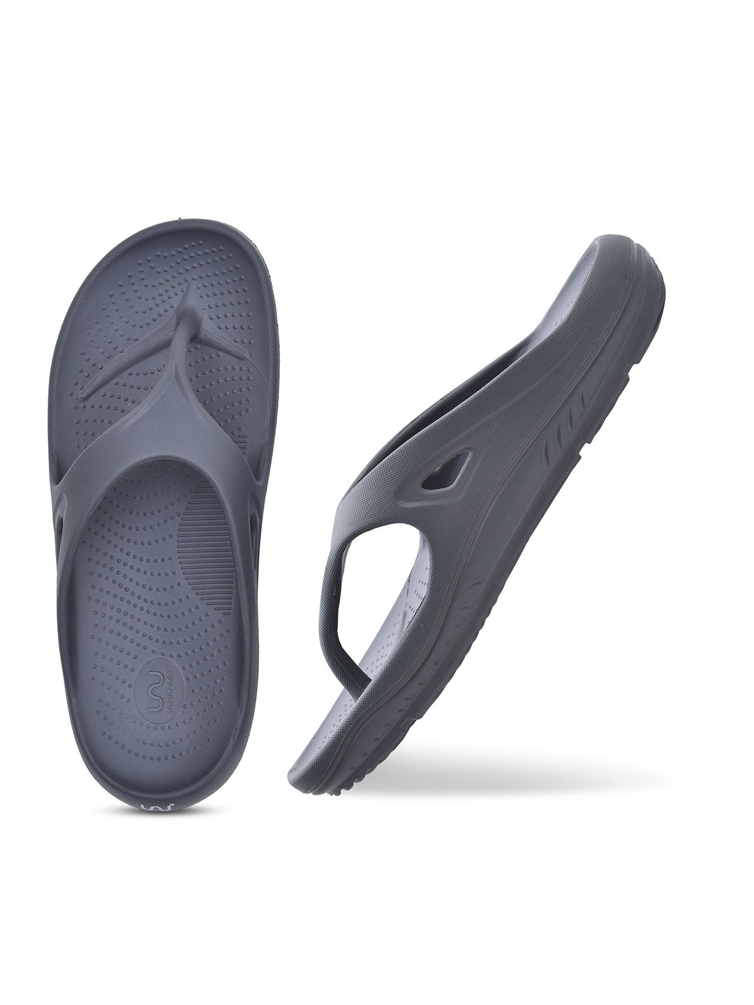 Doubleu Men Solid Thong Flip-Flops