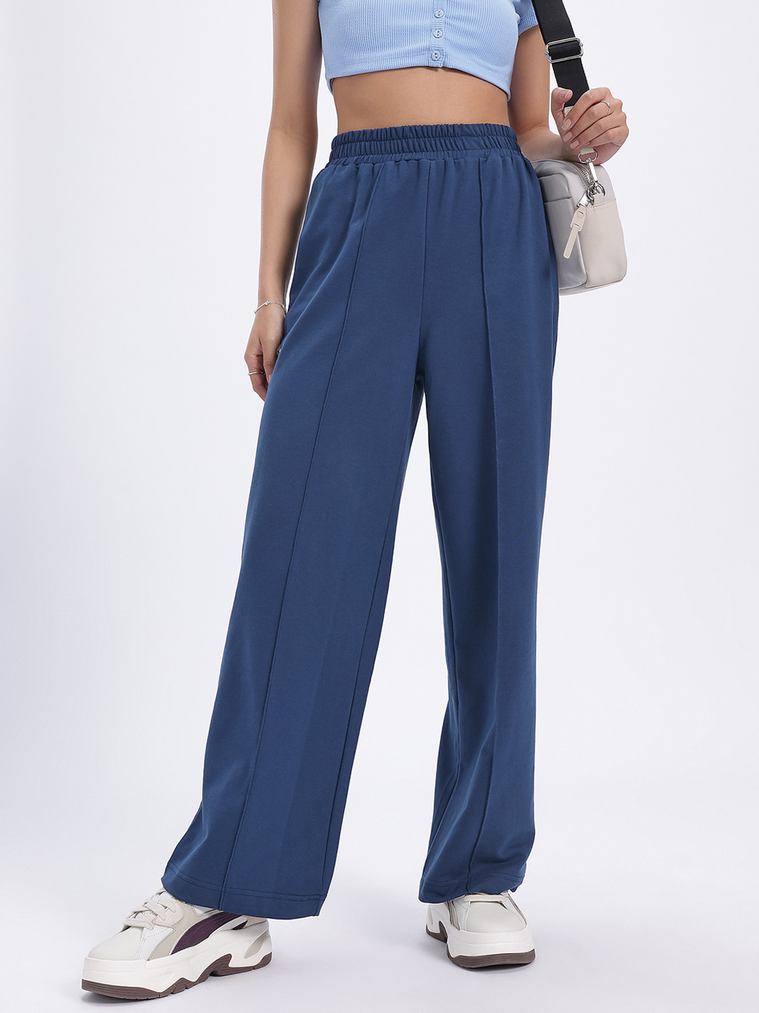 glitchez Women Detailed Breezy Trackpants