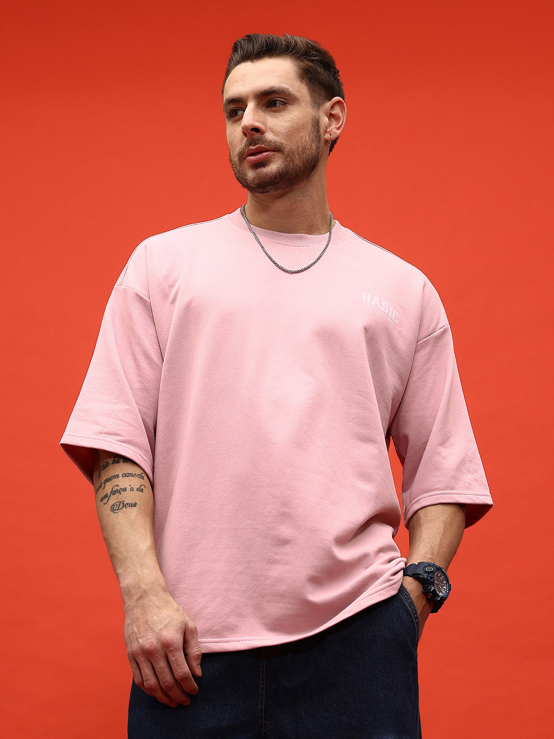 glitchez Oversized Terry Heavy GSM Tshirt