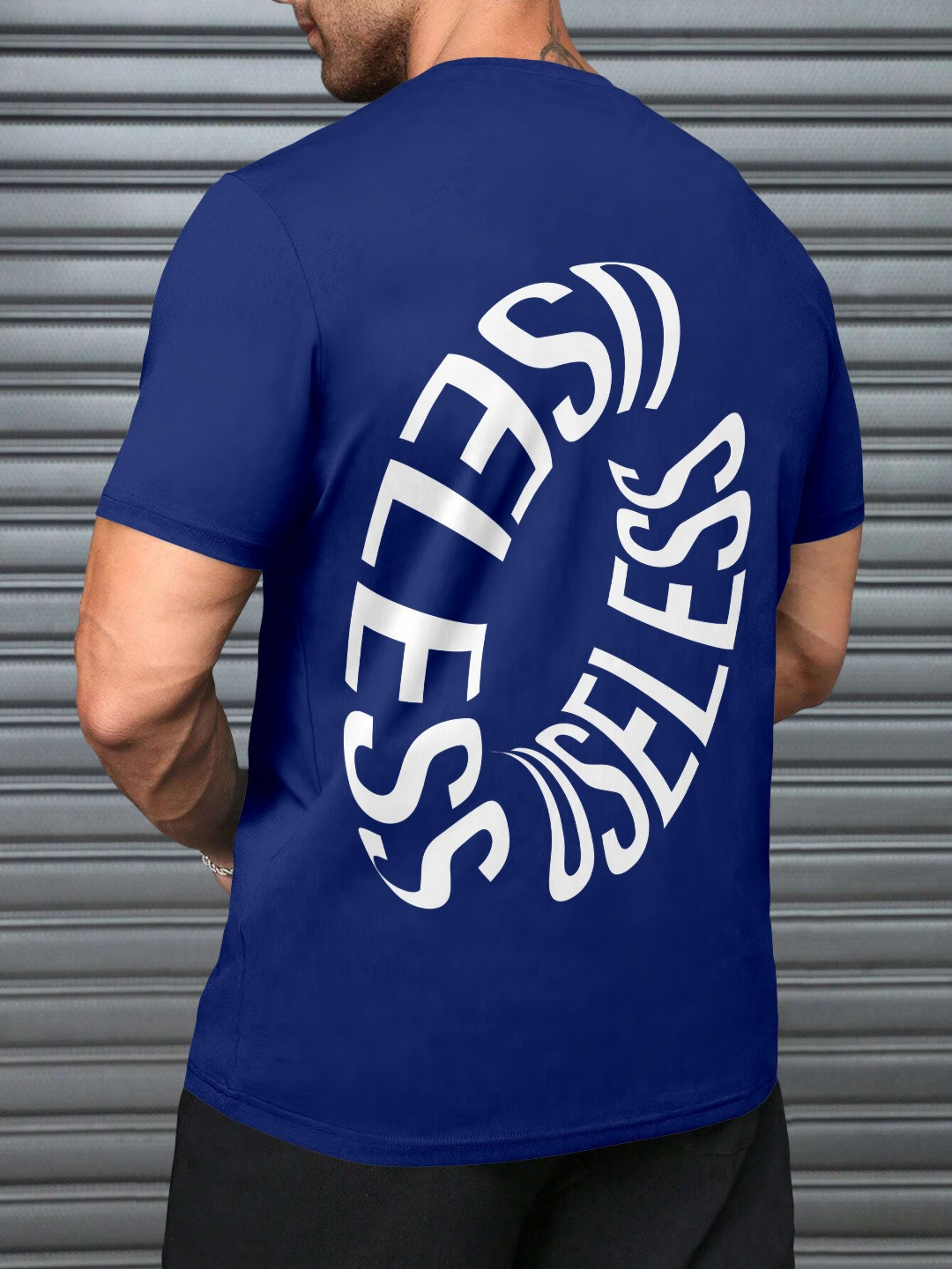 Triptee Men Typography Round Neck Pure Cotton T-shirt
