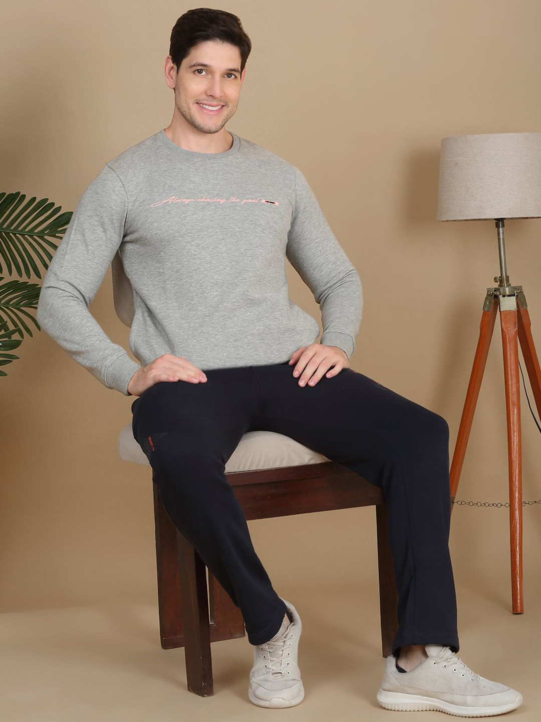 Sweet Dreams Men Pullover Round Neck Sweatshirt