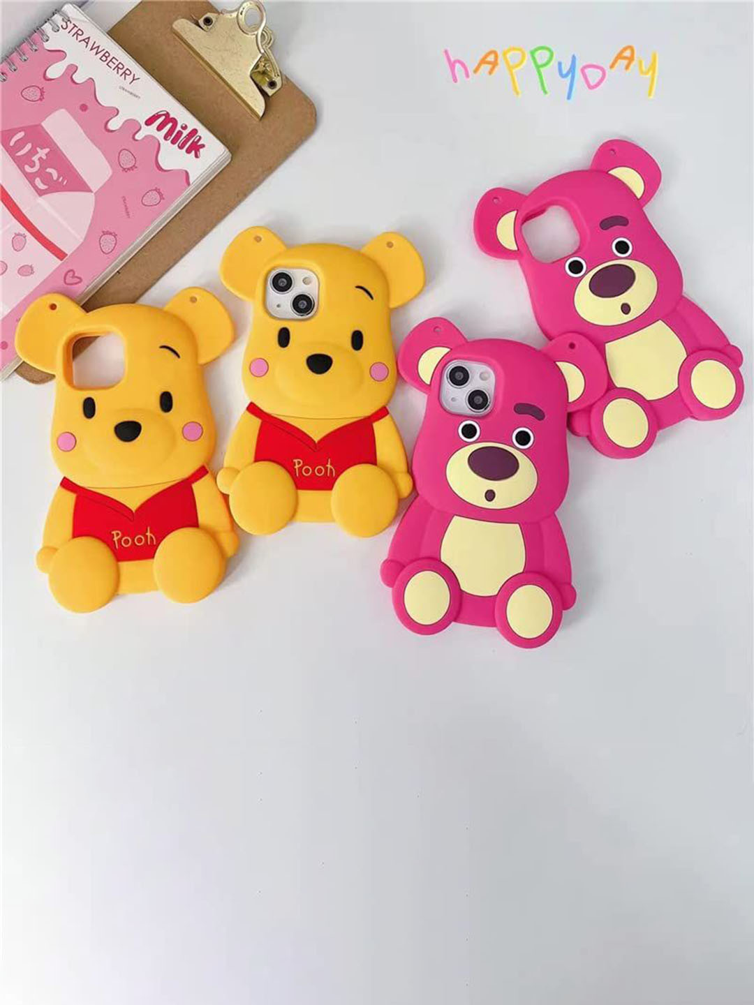 CASE CREATION Cartoon Characters Printed iPhone 14 Pro Bumper Case Mobile Accessories