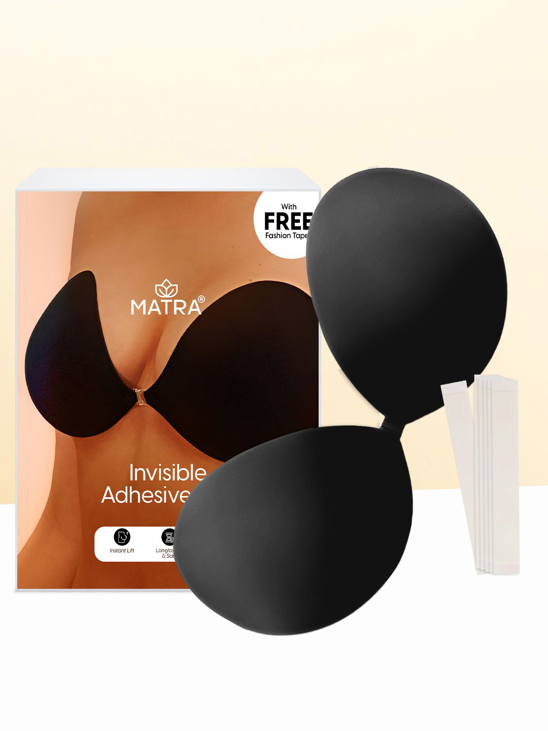 Matra Invisible Strapless Silicone Stick On Adhesive Bra & Fashion Tapes
