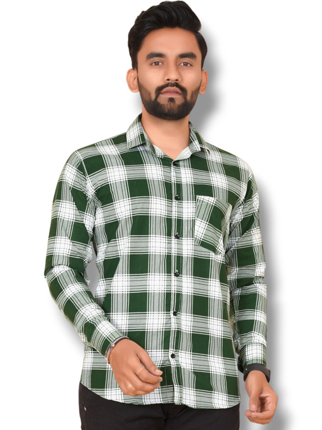 HKV FASHION Men Modern Other Checkes Casual Shirt
