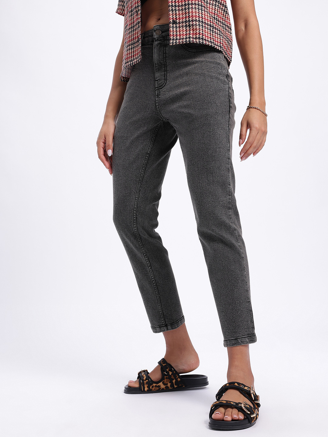 glitchez Women Comfy Edge Boyfriend Fit Jeans