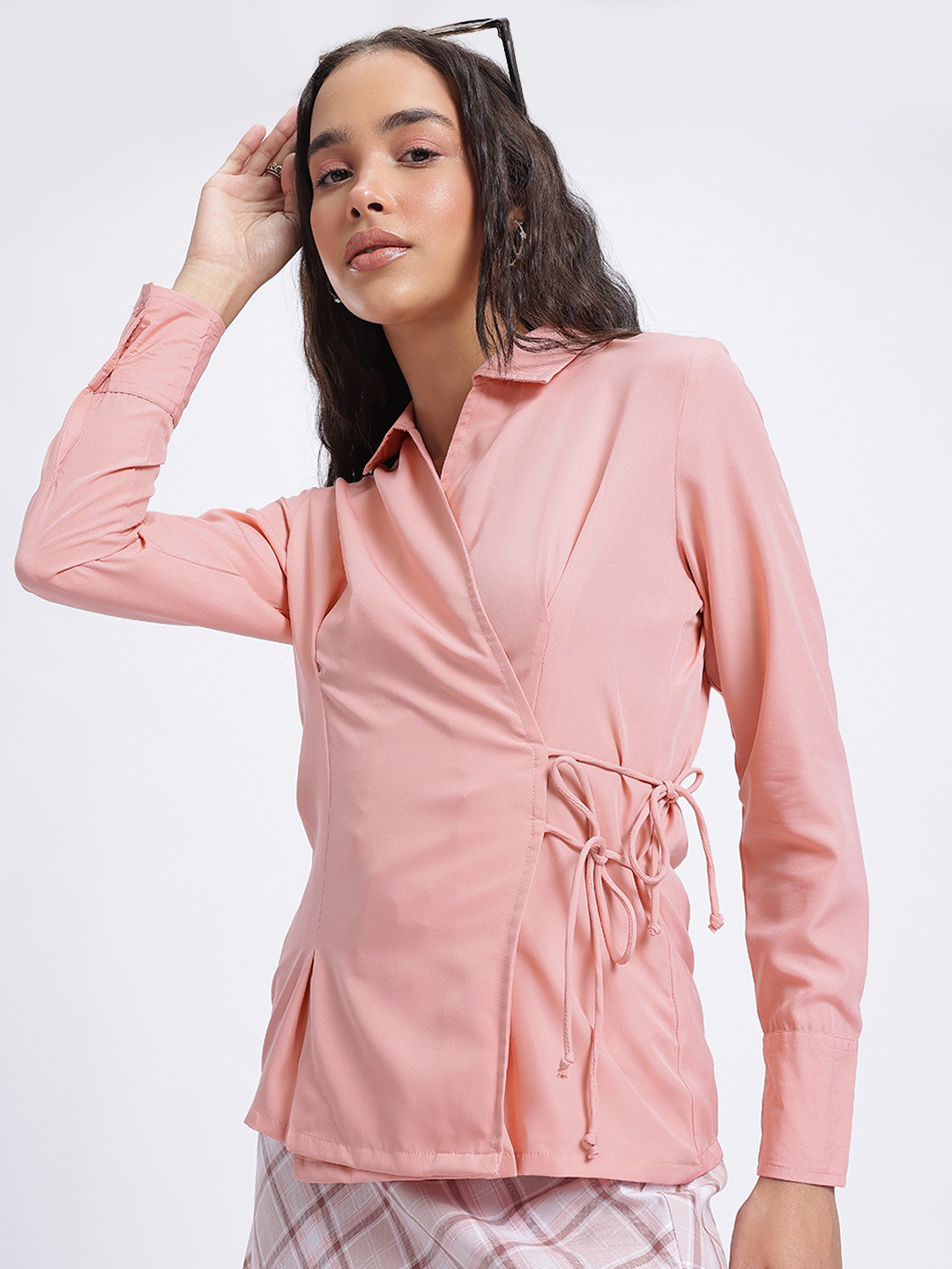 glitchez Wrapped Top