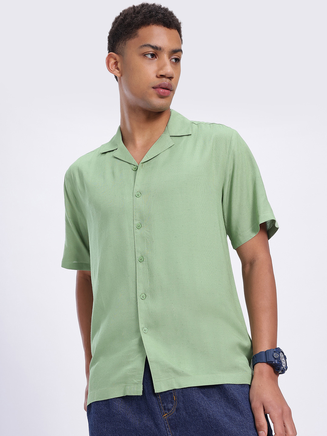 glitchez Bowling Relaxed Fit Shirt