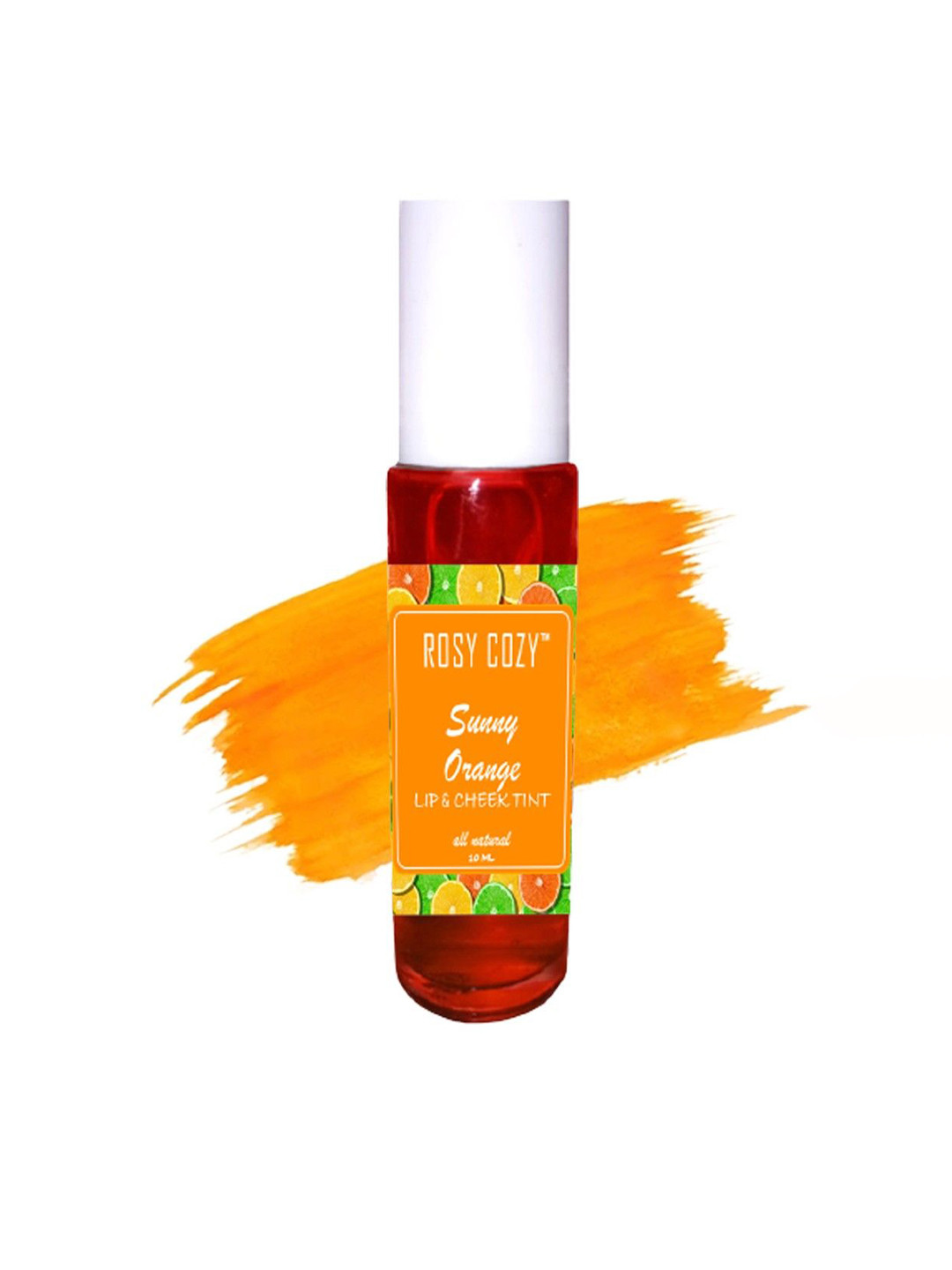ROSY COZY Long Lasting Matte Finish Lip & Cheek Tint - 10 ml - Sunny Orange
