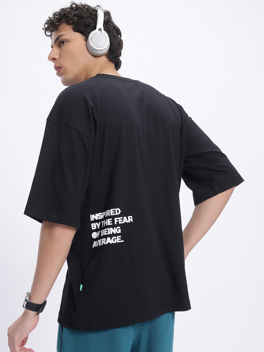 glitchez Print Placement Relaxed Fit T-shirt