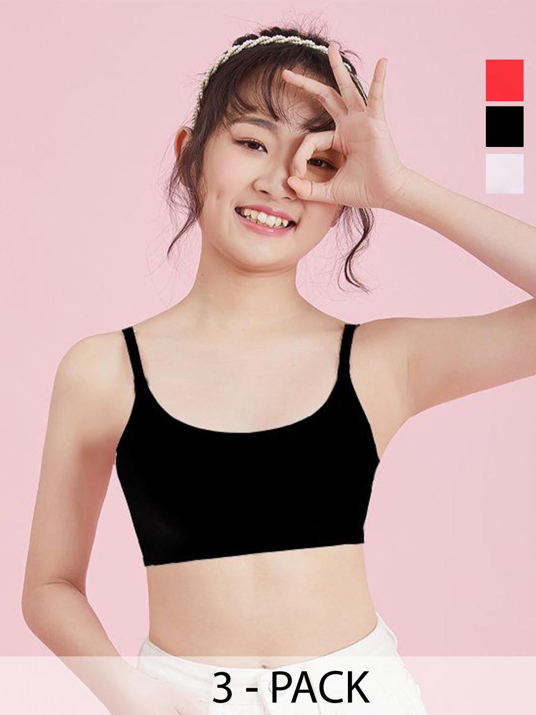 BRAAFEE  Girls Full  Non Padded Non-Wired Bra