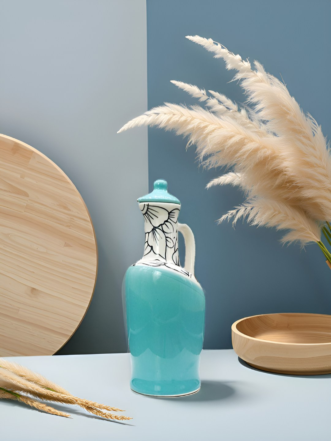 Kraftlik Handicraft White Ceramic Oil Dispenser