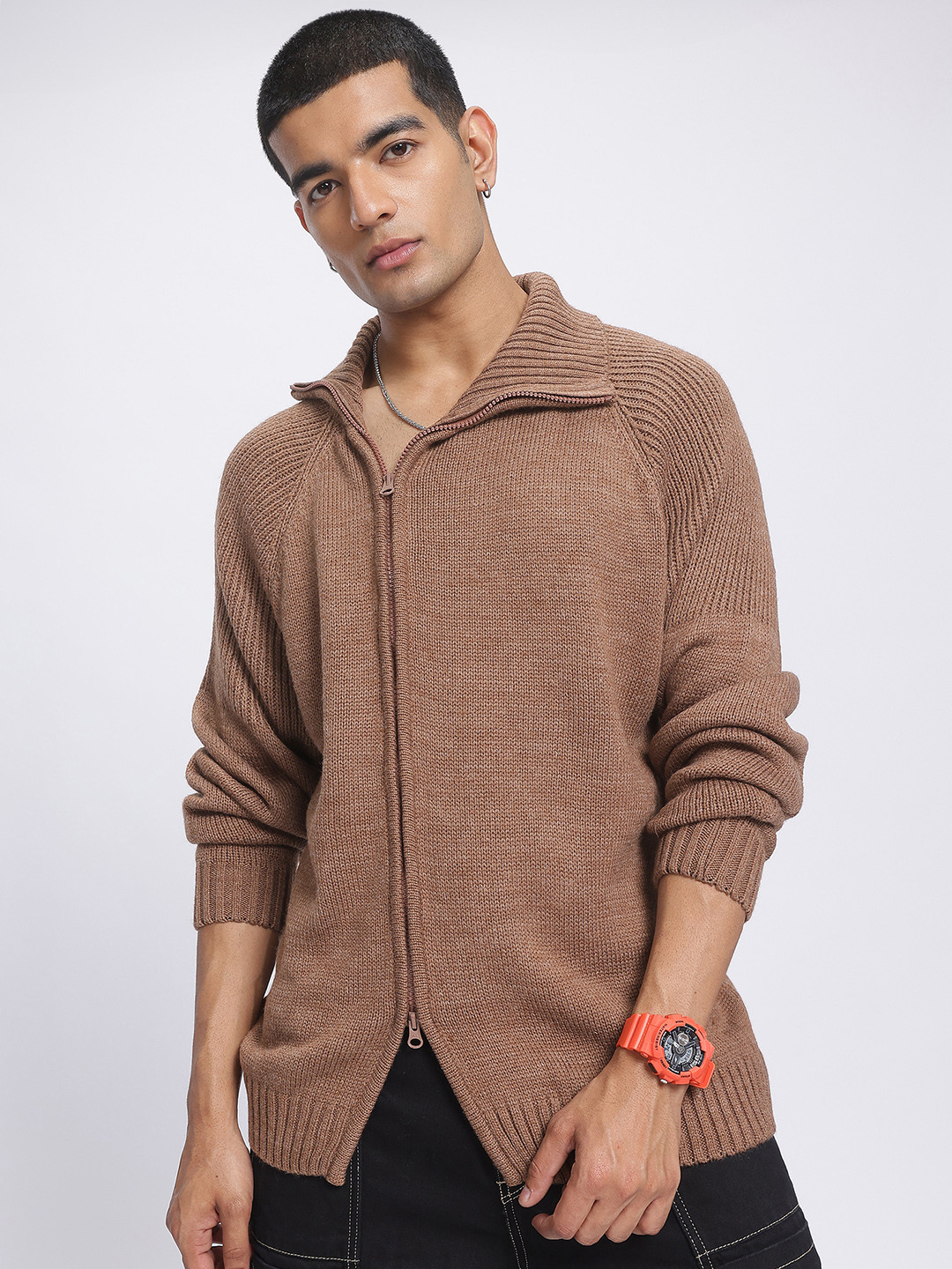 glitchez Cable Knit Cardigan