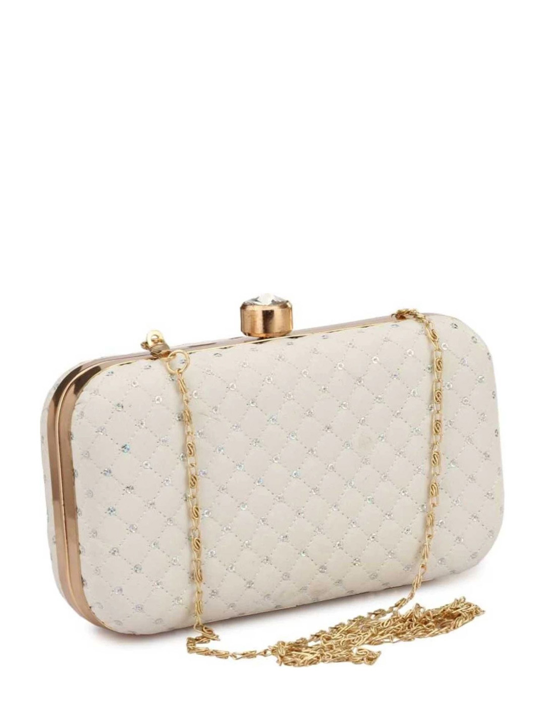 Rapid Costore Embellished Bridal Box Clutch