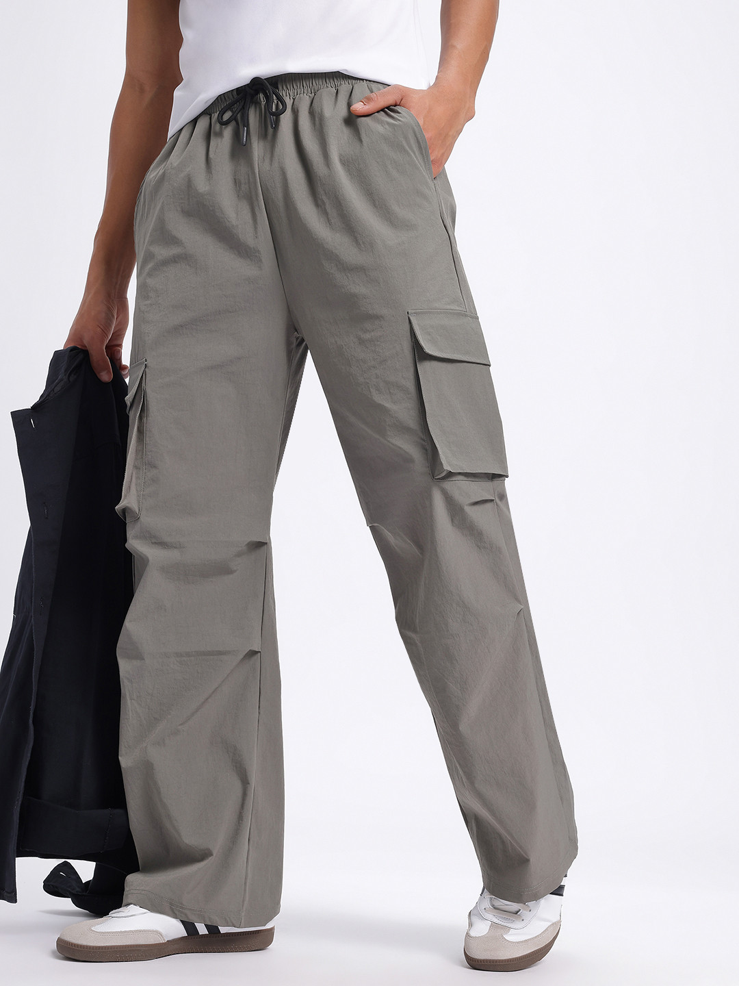 glitchez Men Parachute Fit Track Pants