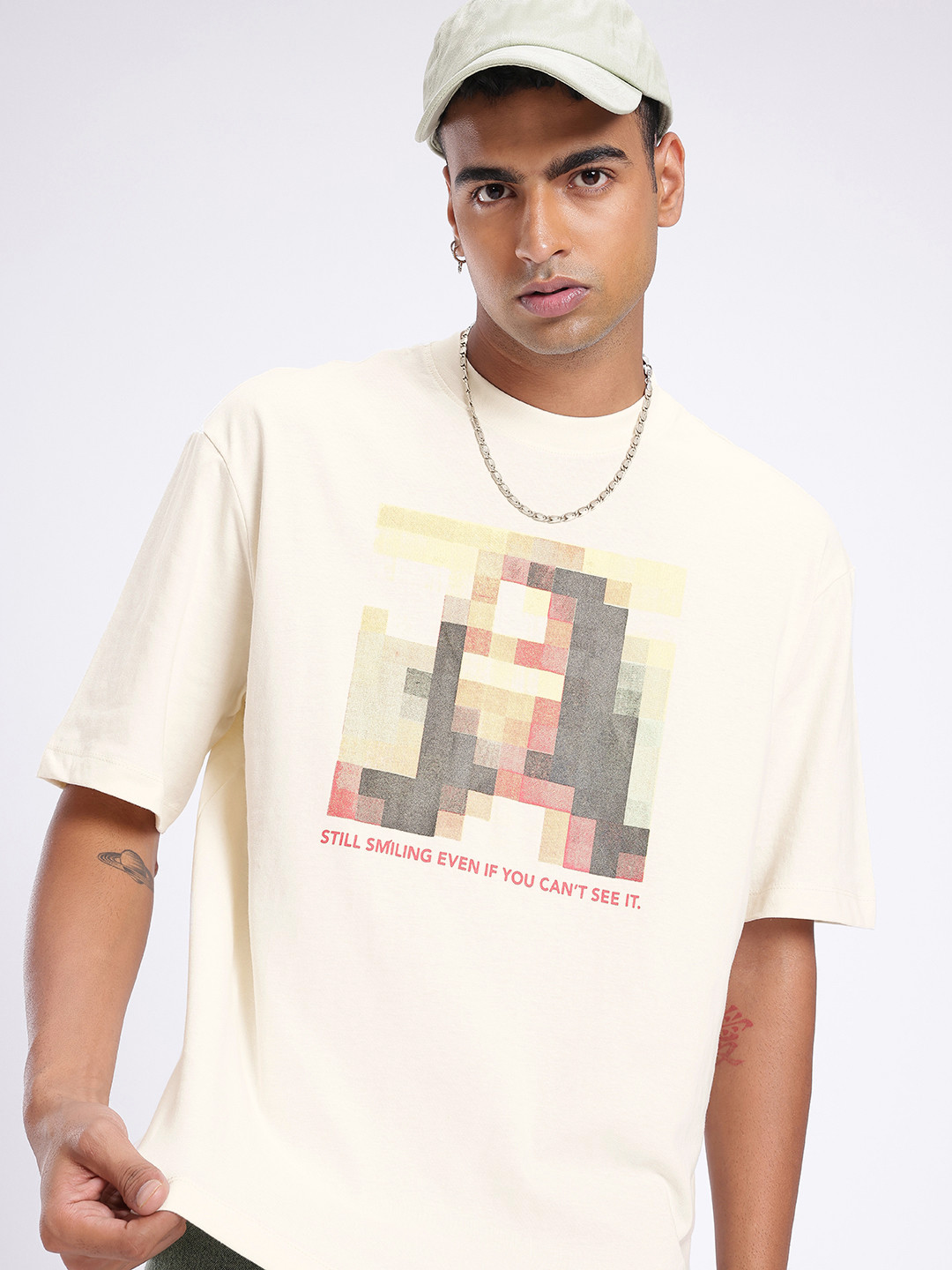 glitchez Urban Cool Graphic Printed Relaxed Fit T-shirt