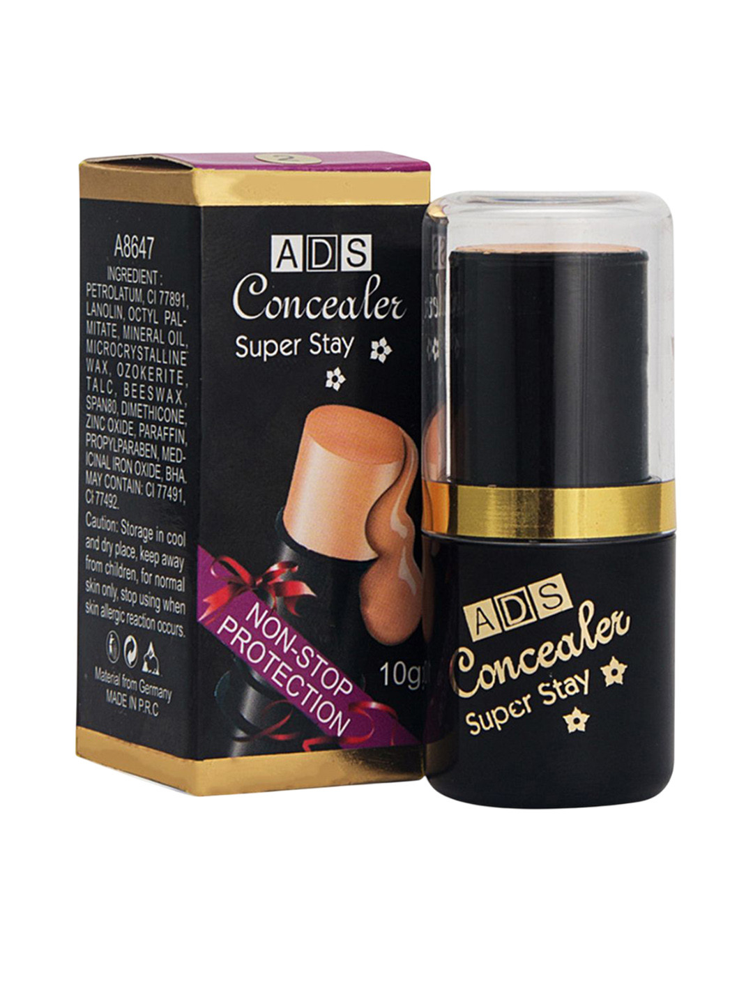 A.D.S Super Stay Full Coverage Stick Concealer - 10 g