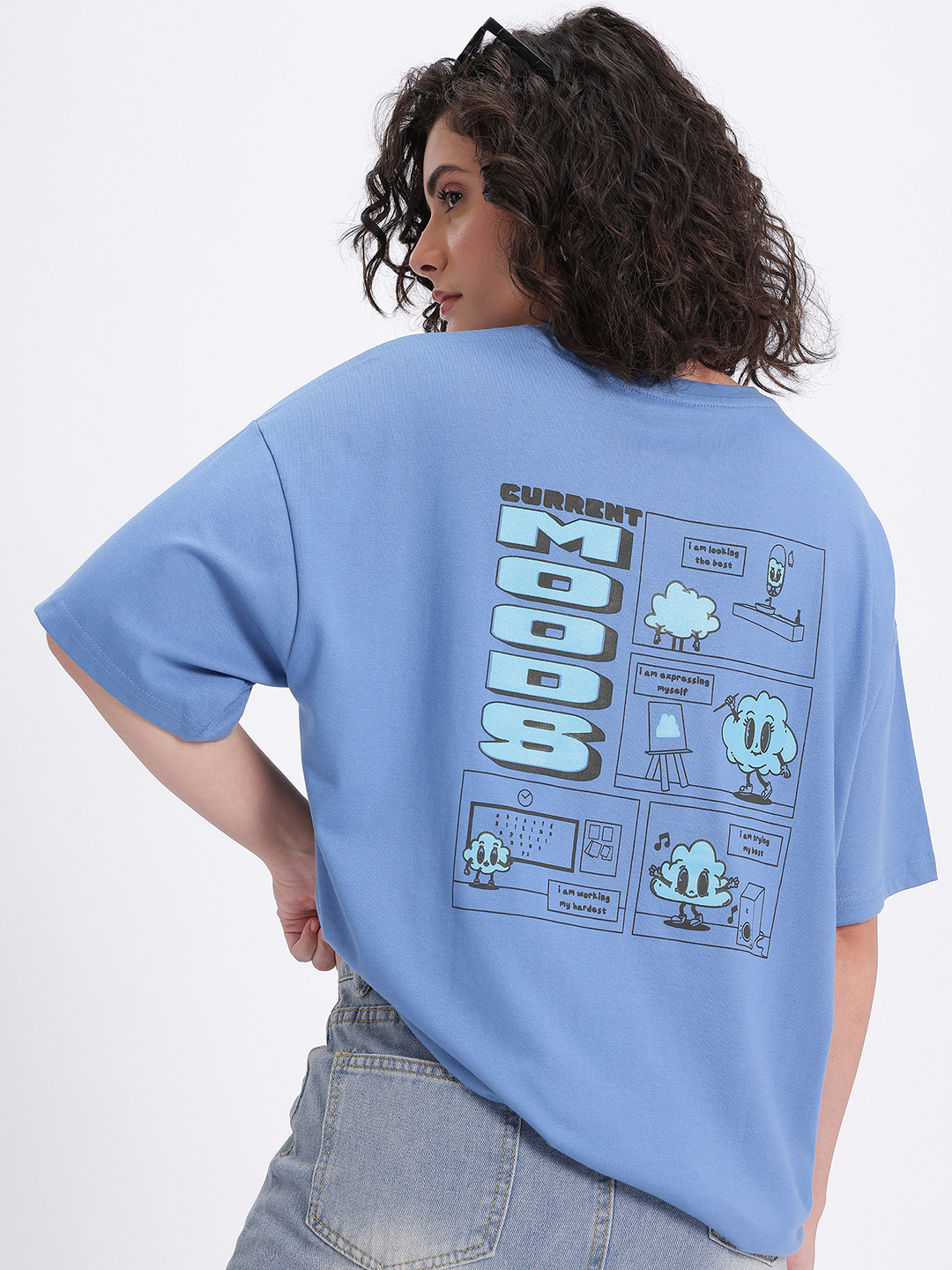 glitchez Printed Relaxed Fit T-shirt
