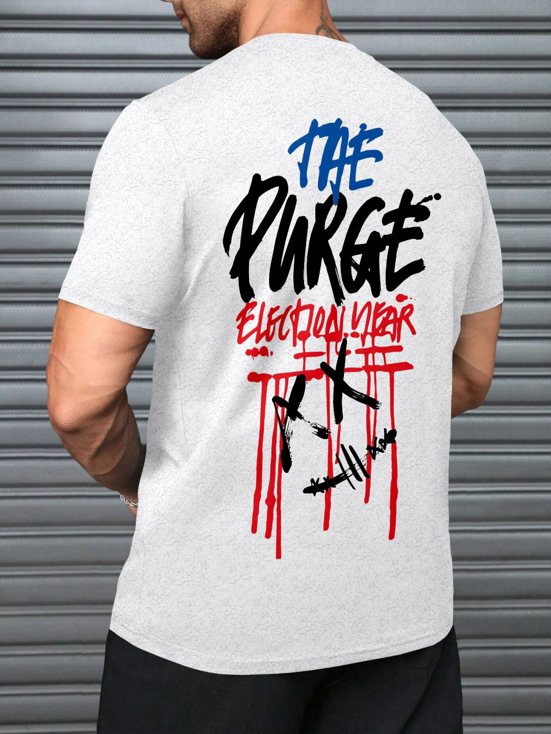 Triptee Men Typography Printed Round Neck Cotton T-shirt