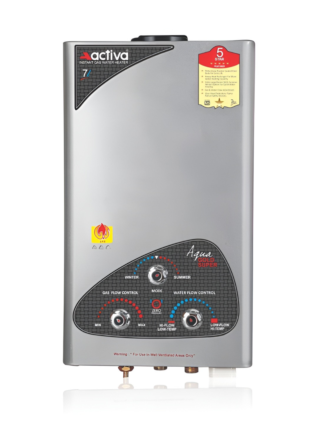 ACTIVA Aqua Gas Water Geyser 6 L