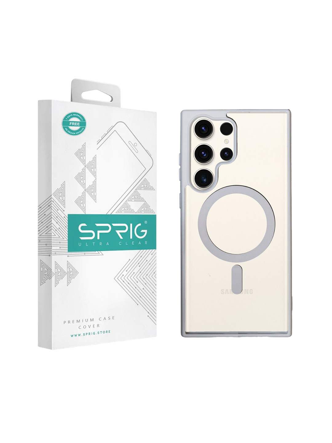 SPRIG Samsung Galaxy S23 Ultra 5G TPU PC Magsafe Back Cover