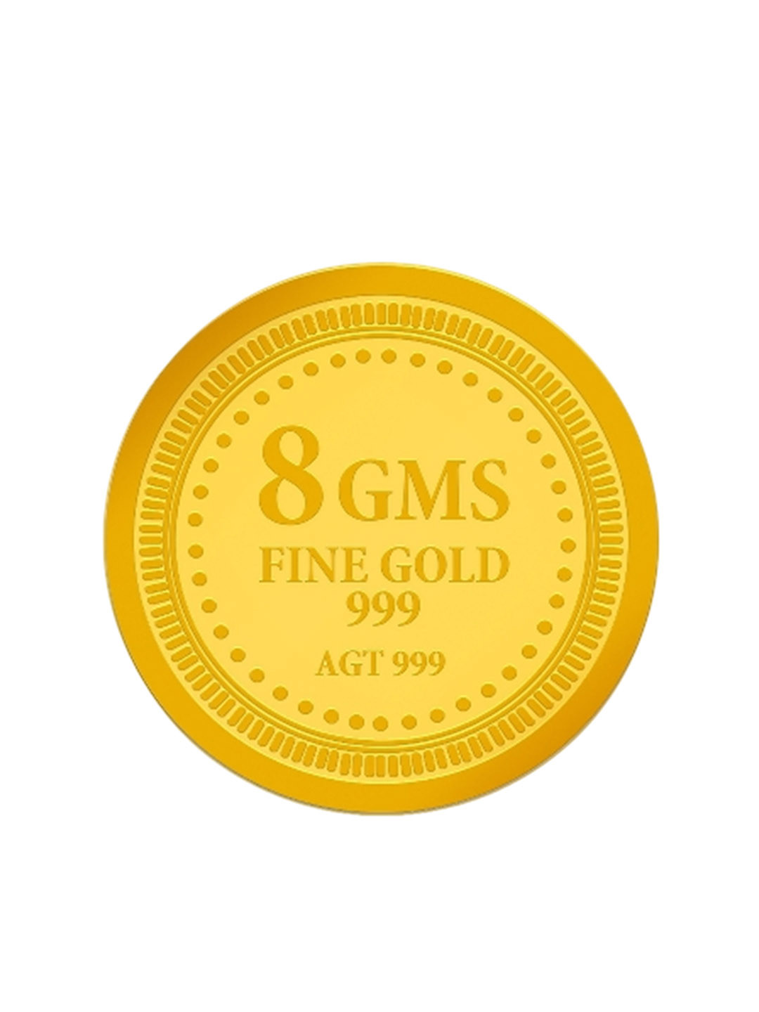 Muthoot Pappachan 24K 999 Gold Coin 8 Gm