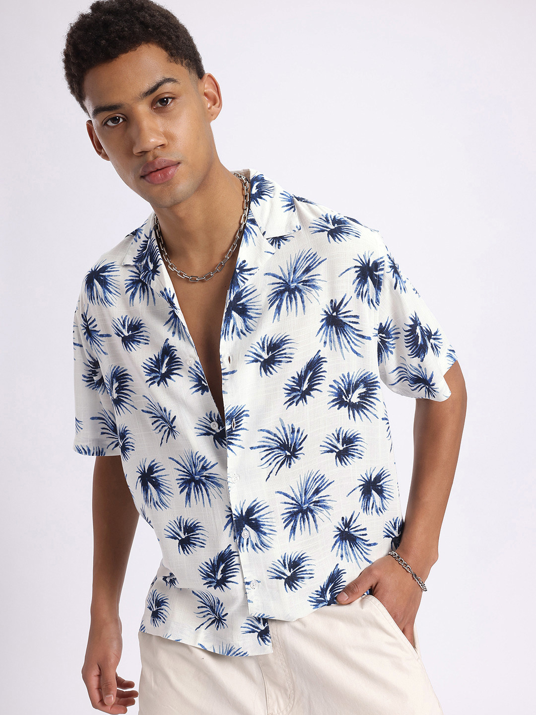 glitchez Blossom Flow Relaxed Fit Shirt