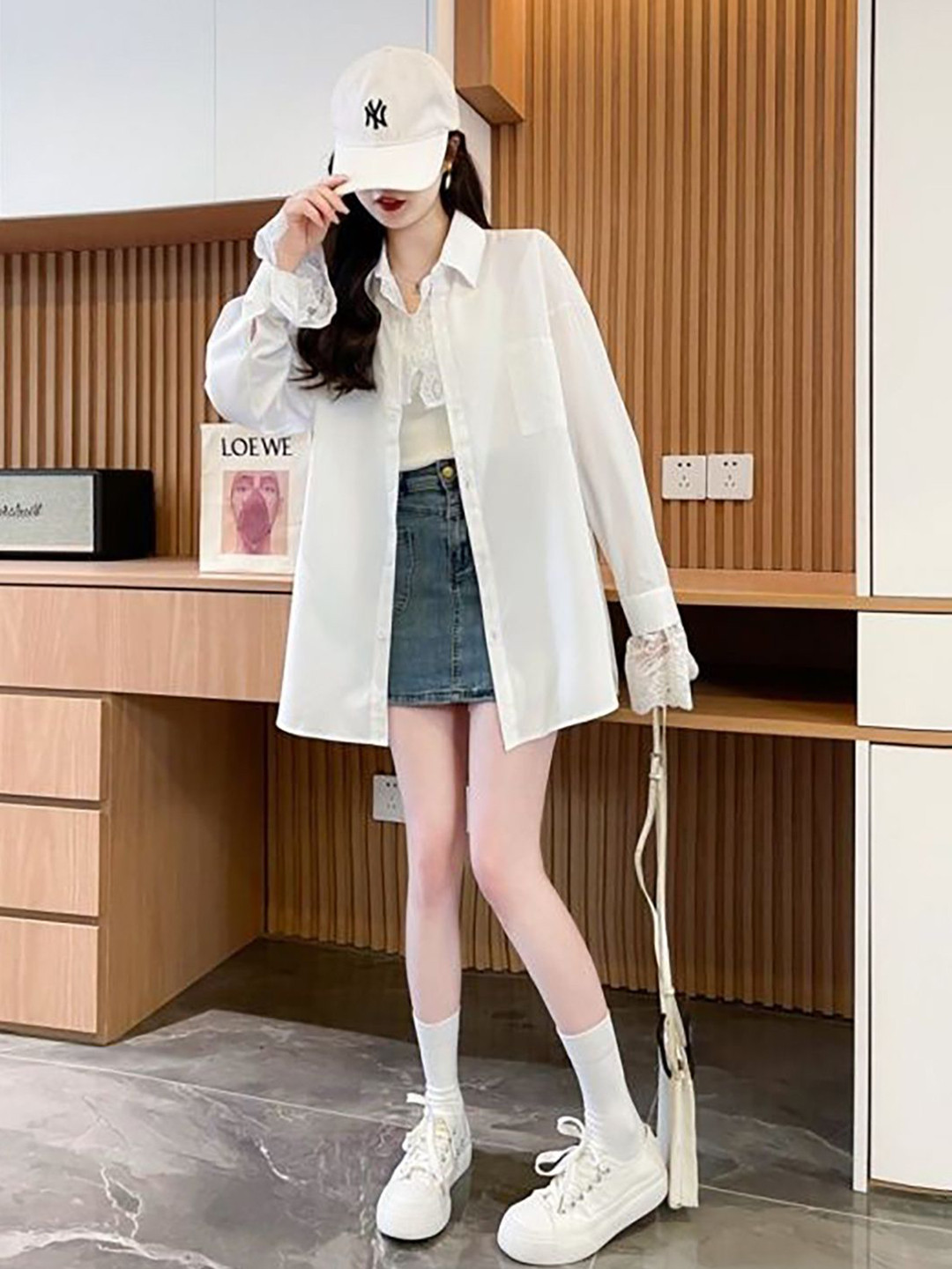 JC Mode Spread Collar Regular Fit Casual Shirt