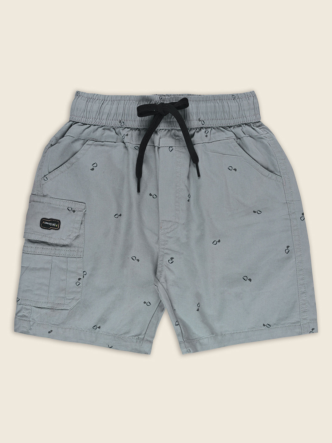 Wish Karo Boys Conversational Printed Cargo Shorts