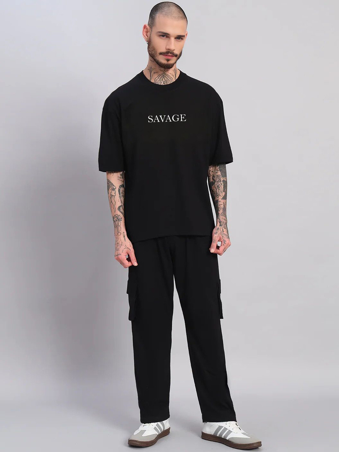 TOGS & TERRE Printed T-Shirt With Trouser Co-Ords