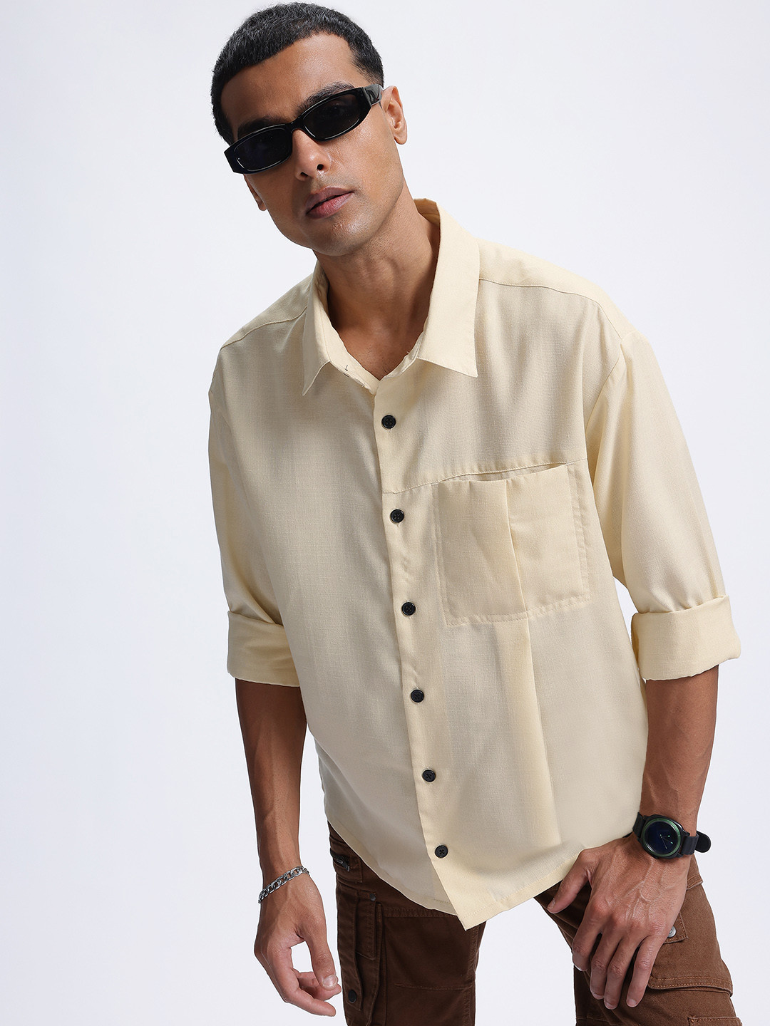 glitchez Drop-Shoulder Shirt