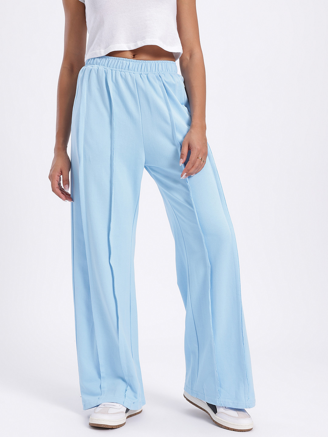 glitchez Women Frontline Fits Baggy Fit Track Pants