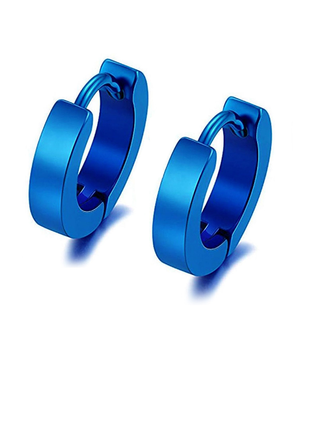 Teeragaj Unisex Circular Shaped Hoop Earrings