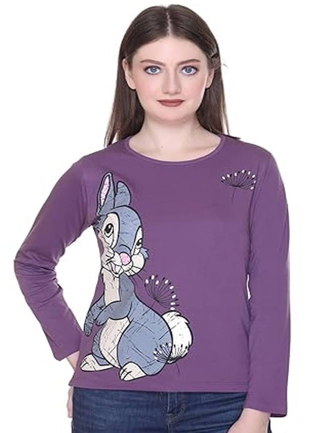 Startouch Women Drop-Shoulder Sleeves T-shirt