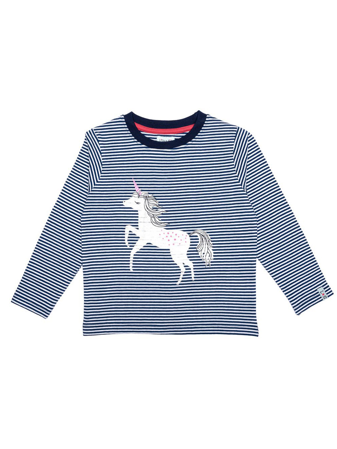 Lilly and Sid Girls Striped Organic Cotton Top