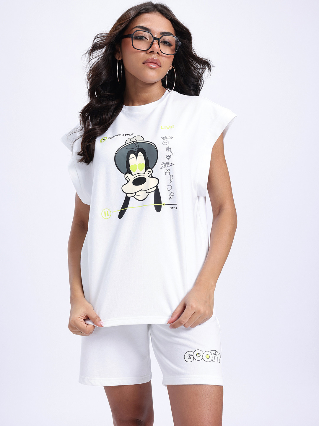 Disney by Glitchez Disney Printed Oversize Co-Ords
