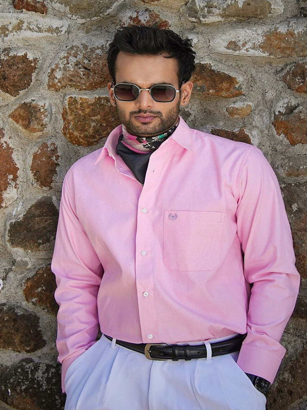 JOHN ELLIES Standard Spread Collar Formal Shirt